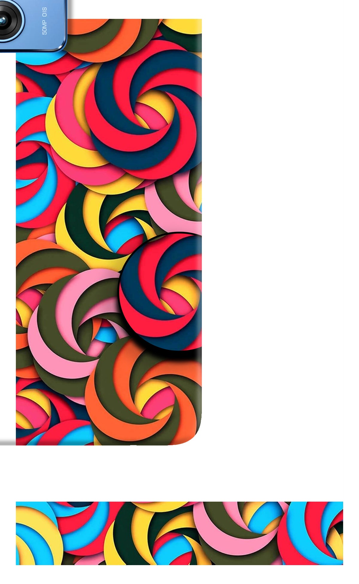 Spiral Pattern Moto G64 5G Pop Case