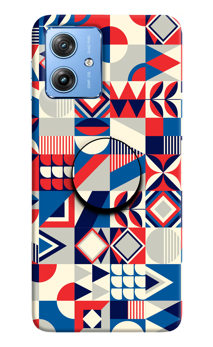 Colorful Pattern Moto G64 5G Pop Case, Hard case