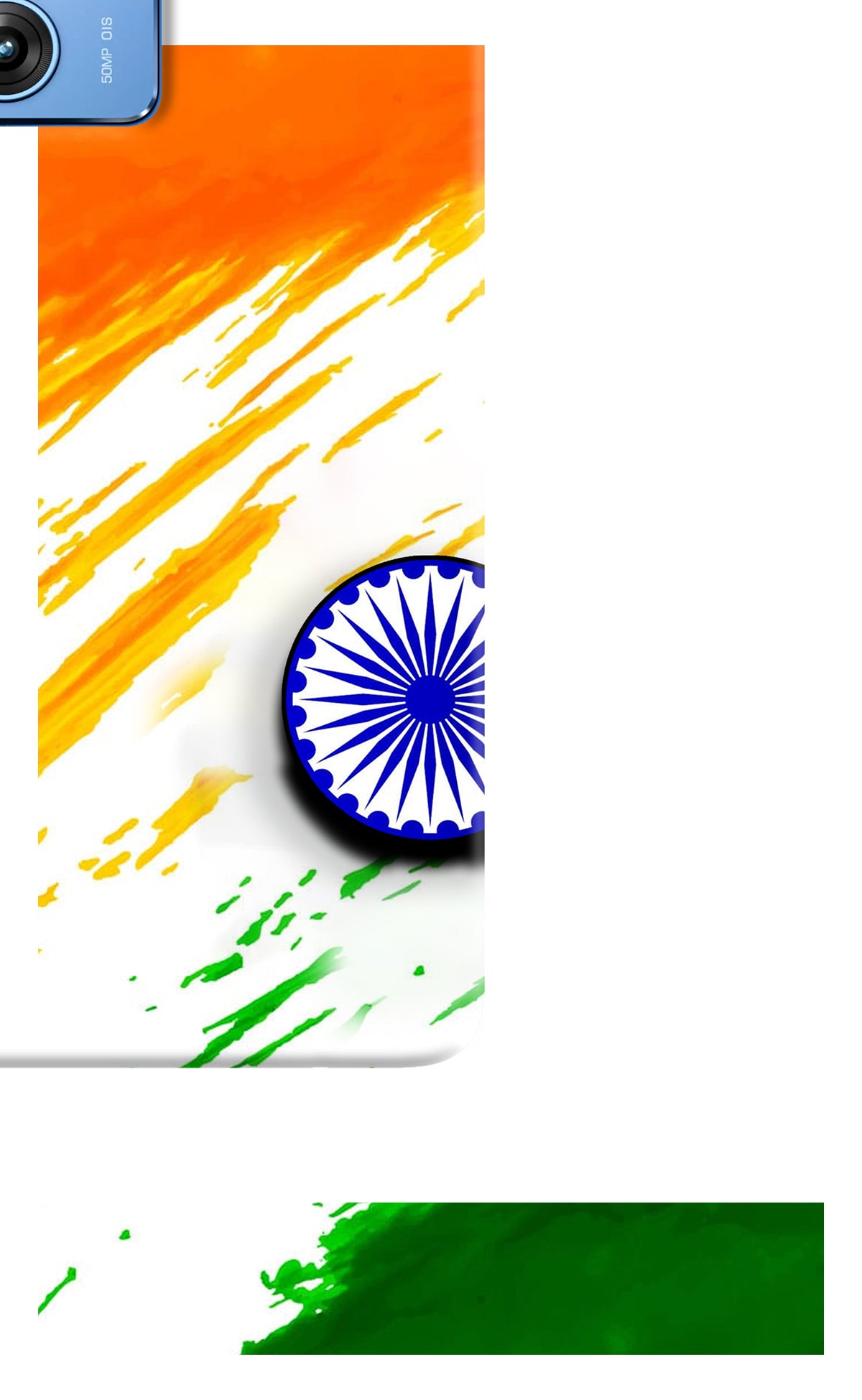 Indian Flag Ashoka Chakra Moto G64 5G Pop Case