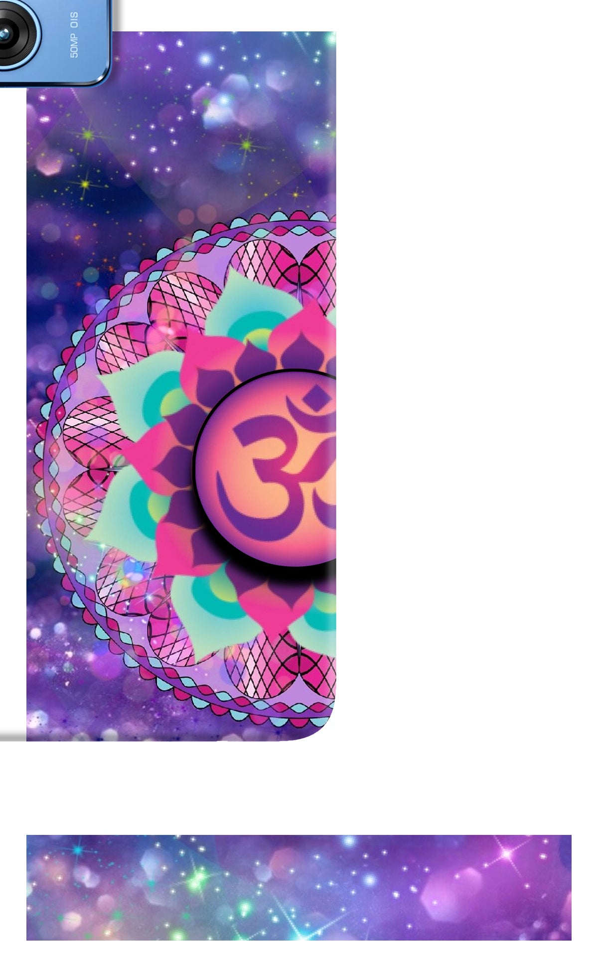 Om Purple Moto G64 5G Pop Case