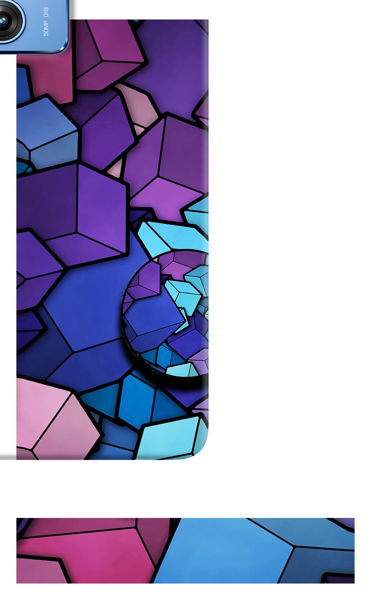 Cubic Abstract Moto G64 5G Pop Case