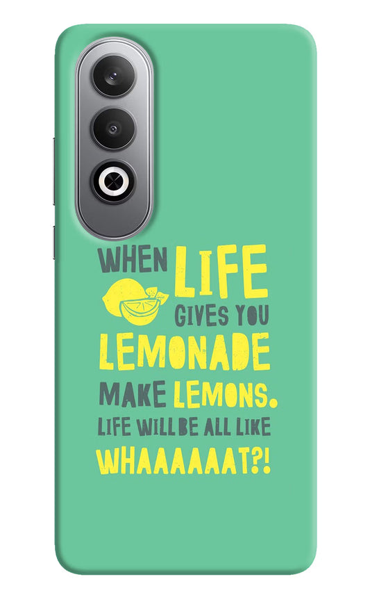 Quote Oneplus Nord CE4 Hard Case Back Cover by Casekaro