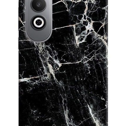 Black Marble Texture Oneplus Nord CE4 Hard Case Back Cover by Casekaro