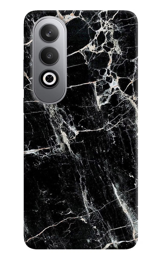 Black Marble Texture Oneplus Nord CE4 Hard Case Back Cover by Casekaro