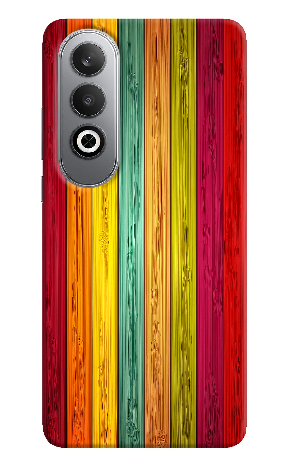 Multicolor Wooden Oneplus Nord CE4 Back Cover