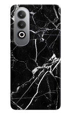 Black Marble Pattern Oneplus Nord CE4 Hard Case Back Cover by Casekaro