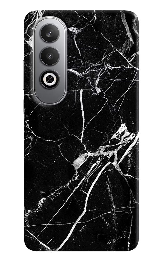Black Marble Pattern Oneplus Nord CE4 Hard Case Back Cover by Casekaro