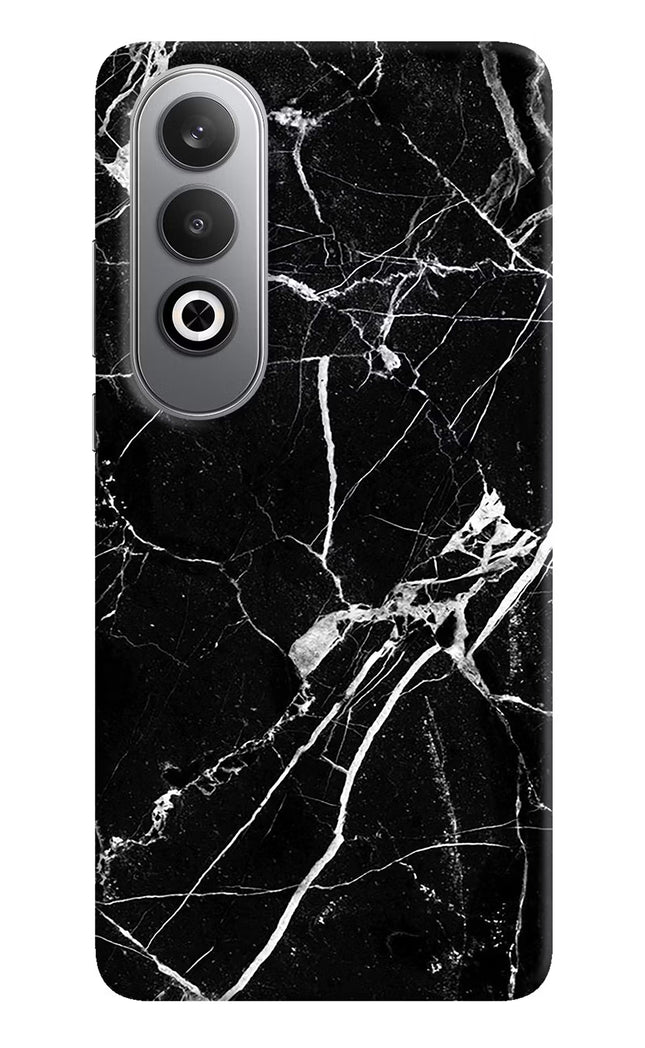 Black Marble Pattern Oneplus Nord CE4 Hard Case Back Cover by Casekaro