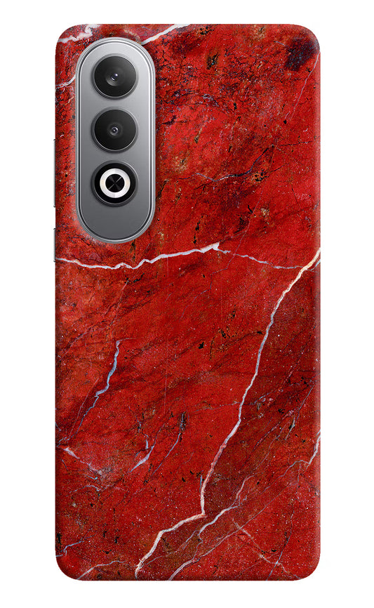 Red Marble Design Oneplus Nord CE4 Hard Case Back Cover by Casekaro