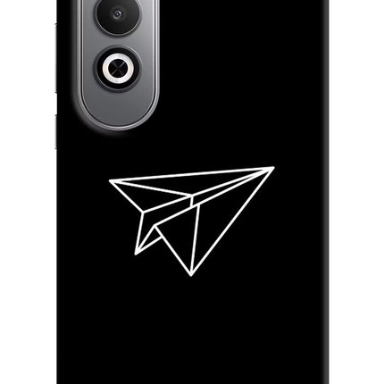 Paper Plane White Oneplus Nord CE4 Hard Case Back Cover by Casekaro