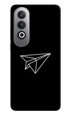 Paper Plane White Oneplus Nord CE4 Hard Case Back Cover by Casekaro