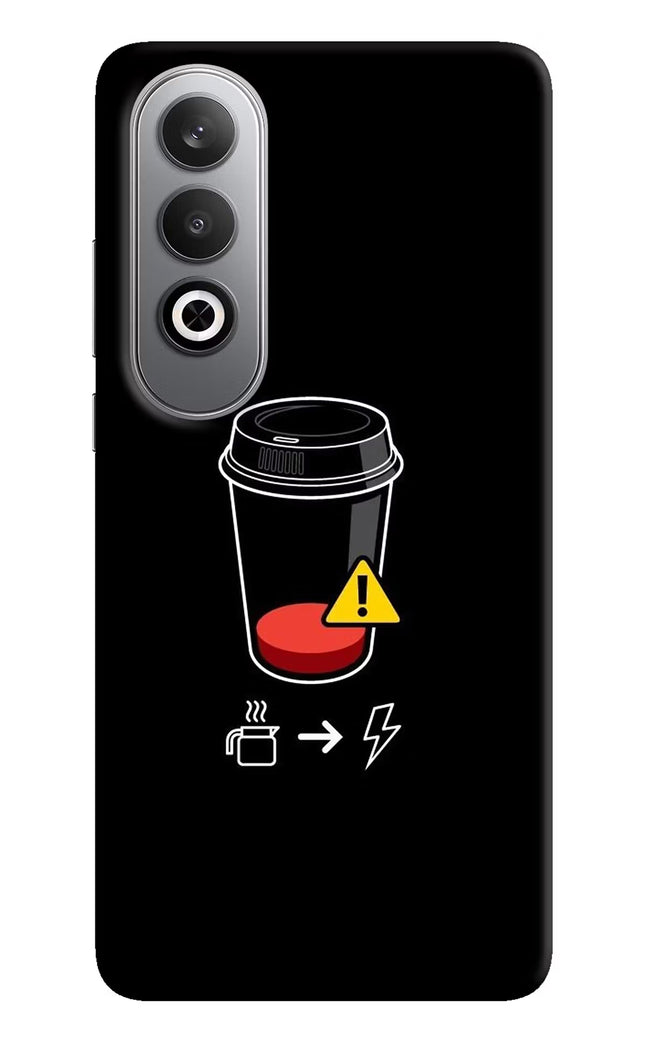 Coffee Oneplus Nord CE4 Hard Case Back Cover by Casekaro