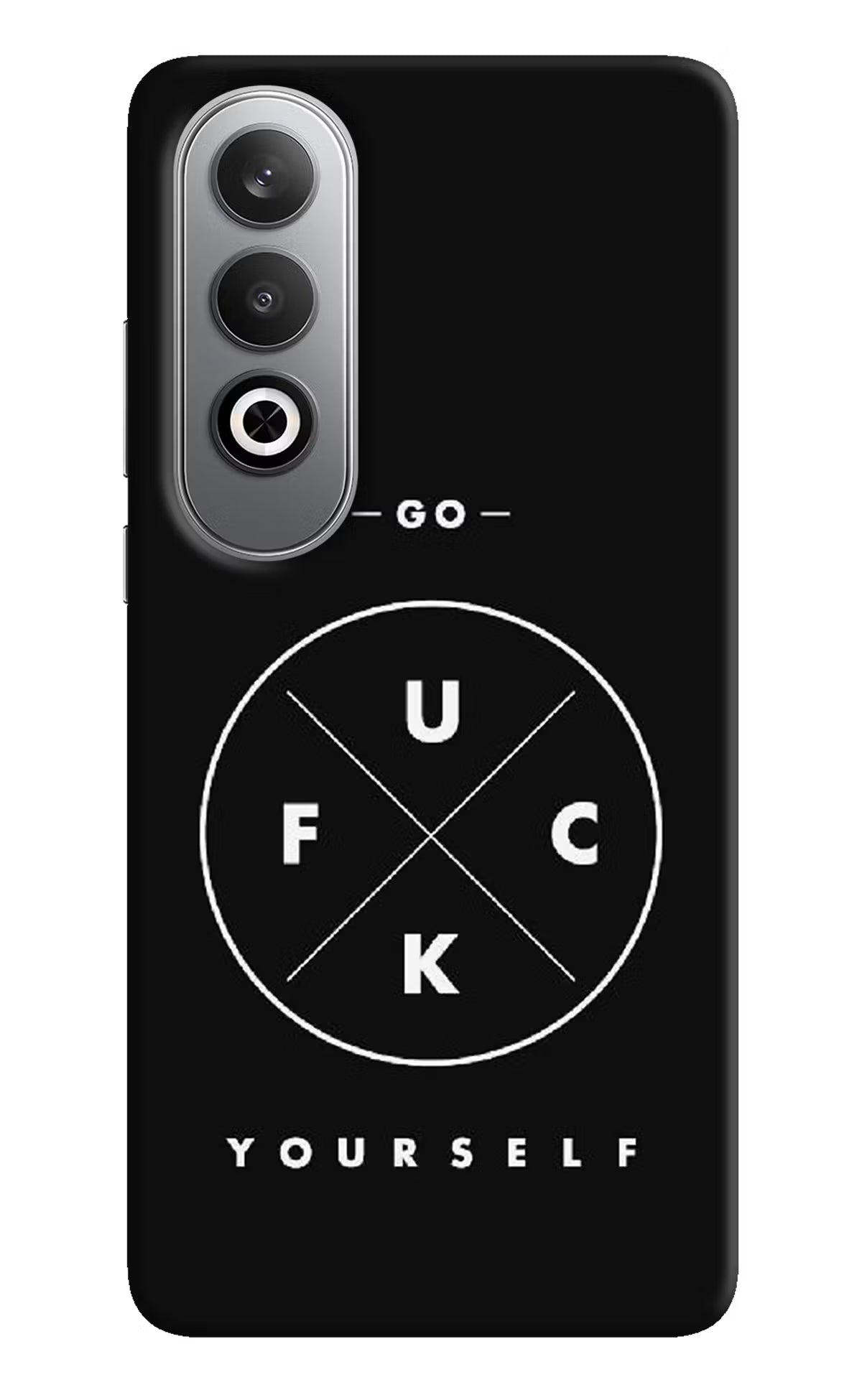 Go Fuck Yourself Oneplus Nord CE4 Hard Case Back Cover by Casekaro