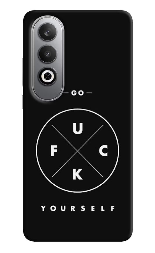 Go Fuck Yourself Oneplus Nord CE4 Hard Case Back Cover by Casekaro