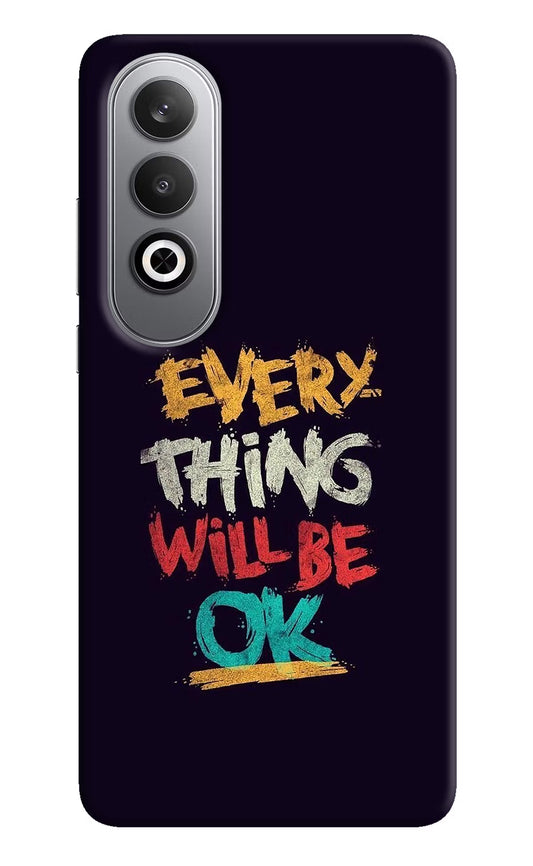 Everything Will Be Ok Oneplus Nord CE4 Hard Case Back Cover by Casekaro