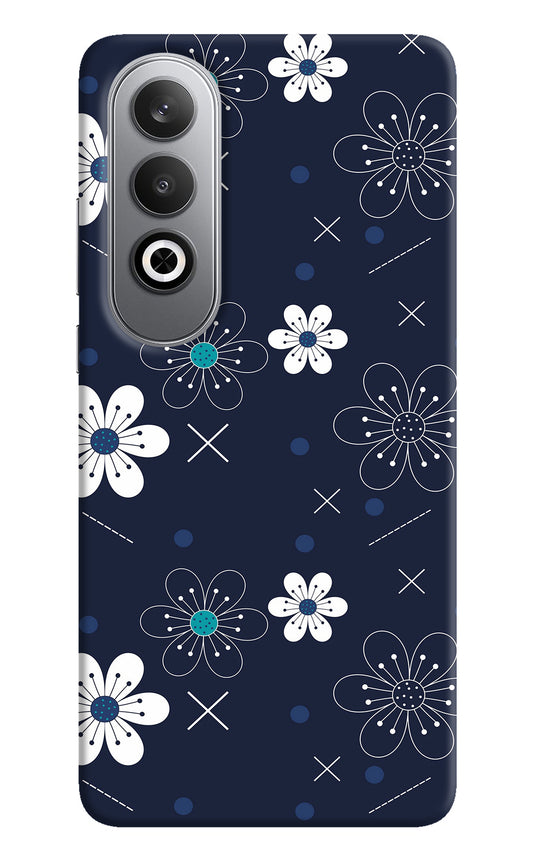 Flowers Oneplus Nord CE4 Back Cover