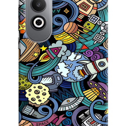 Space Abstract Oneplus Nord CE4 Hard Case Back Cover by Casekaro