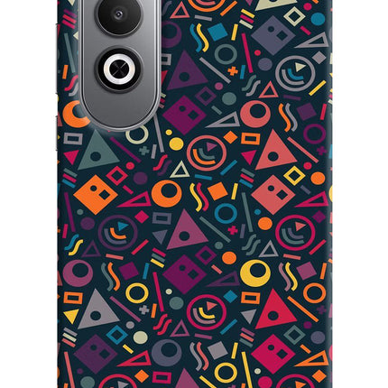 Geometric Abstract Oneplus Nord CE4 Hard Case Back Cover by Casekaro