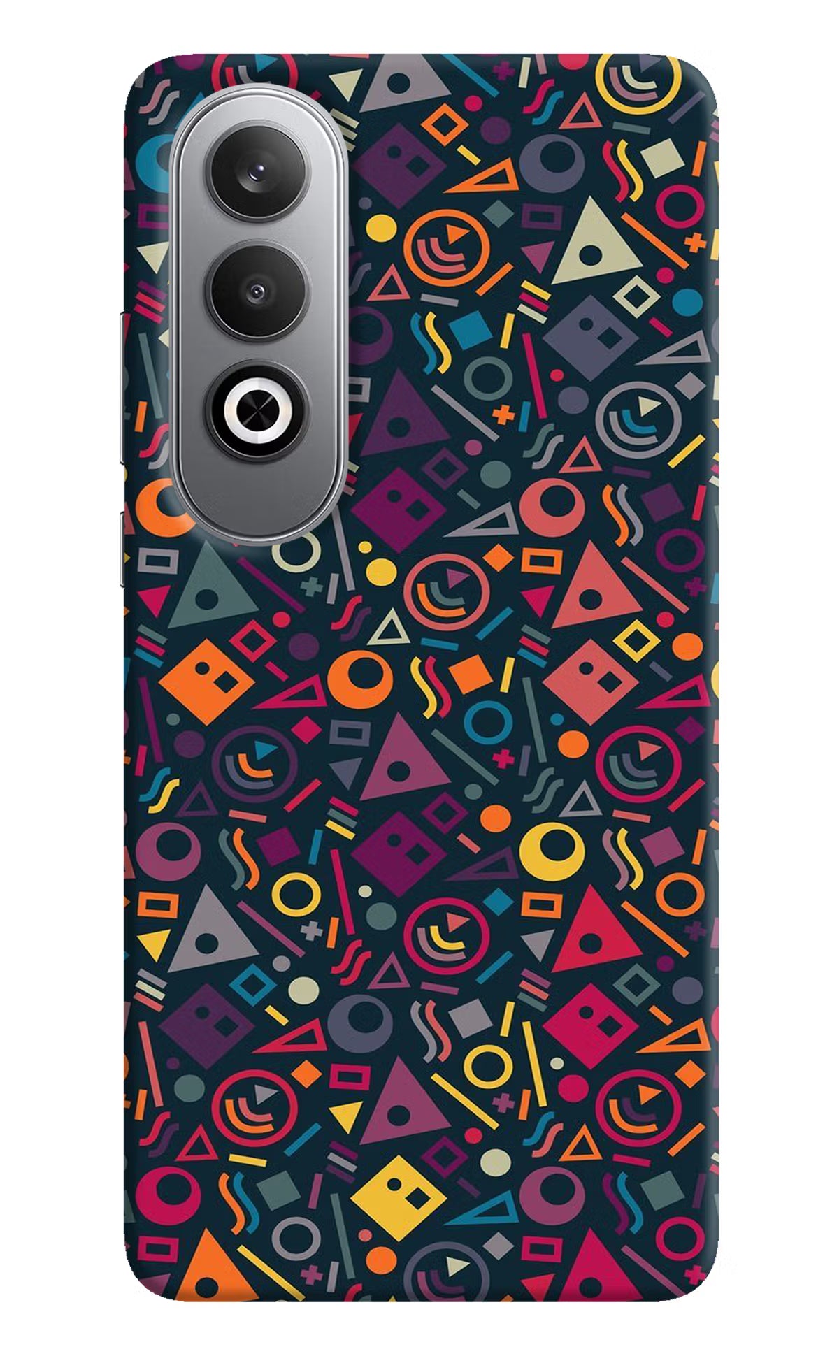 Geometric Abstract Oneplus Nord CE4 Hard Case Back Cover by Casekaro