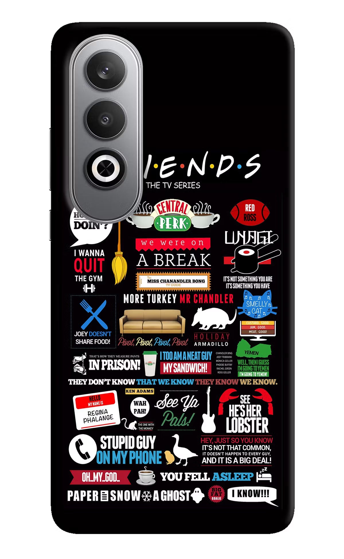 FRIENDS Oneplus Nord CE4 Hard Case Back Cover by Casekaro