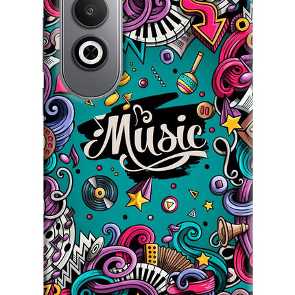 Music Graffiti Oneplus Nord CE4 Hard Case Back Cover by Casekaro