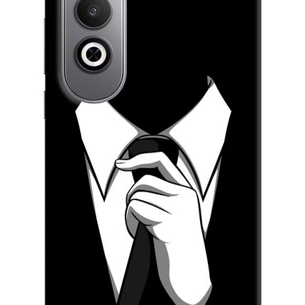 Black Tie Oneplus Nord CE4 Hard Case Back Cover by Casekaro