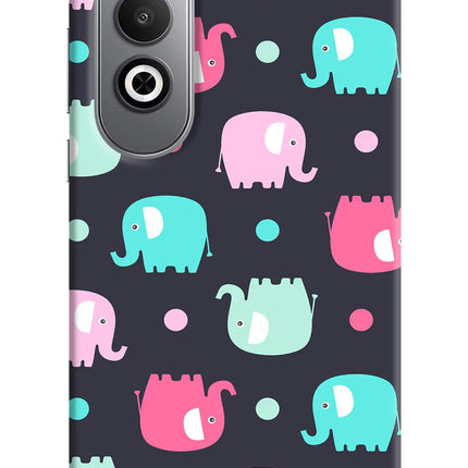 Elephants Oneplus Nord CE4 Hard Case Back Cover by Casekaro