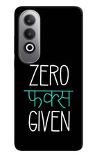 Zero Fucks Given Oneplus Nord CE4 Hard Case Back Cover by Casekaro