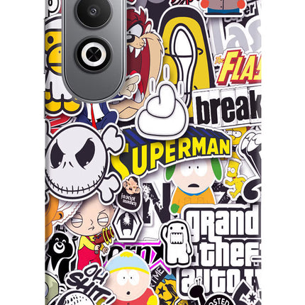 Sticker Bomb Oneplus Nord CE4 Hard Case Back Cover by Casekaro