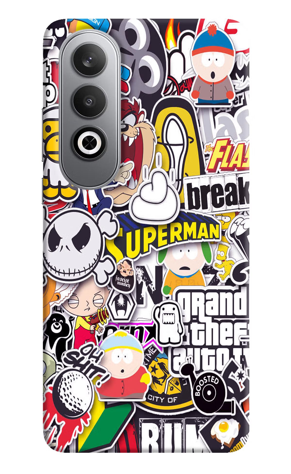 Sticker Bomb Oneplus Nord CE4 Hard Case Back Cover by Casekaro