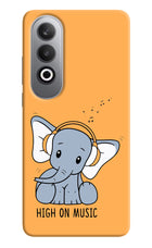 High On Music Oneplus Nord CE4 Hard Case Back Cover by Casekaro