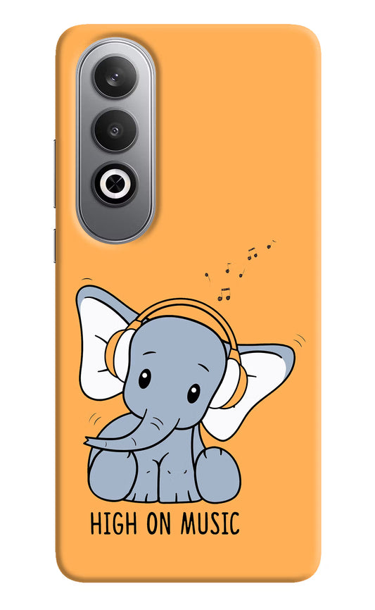 High On Music Oneplus Nord CE4 Hard Case Back Cover by Casekaro