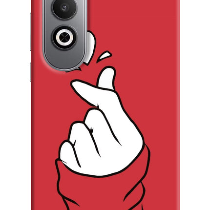 Korean Love Sign Oneplus Nord CE4 Hard Case Back Cover by Casekaro