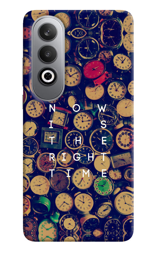 Now is the Right Time Quote Oneplus Nord CE4 Hard Case Back Cover by Casekaro