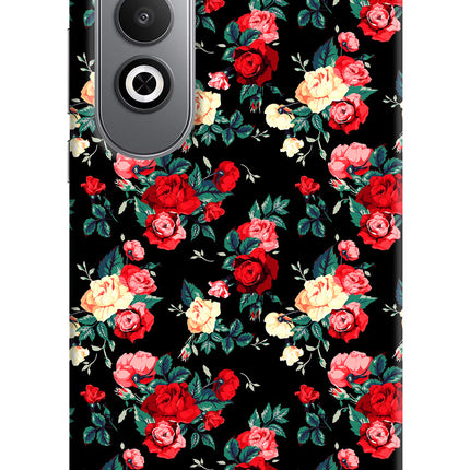 Rose Pattern Oneplus Nord CE4 Hard Case Back Cover by Casekaro