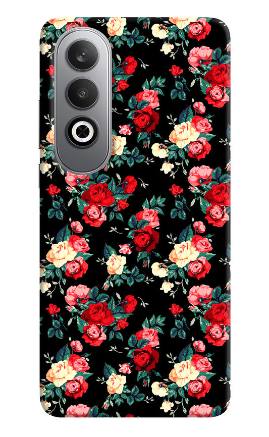 Rose Pattern Oneplus Nord CE4 Hard Case Back Cover by Casekaro