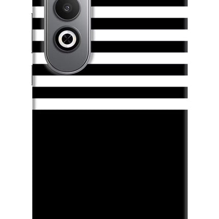 Black and White Print Oneplus Nord CE4 Hard Case Back Cover by Casekaro