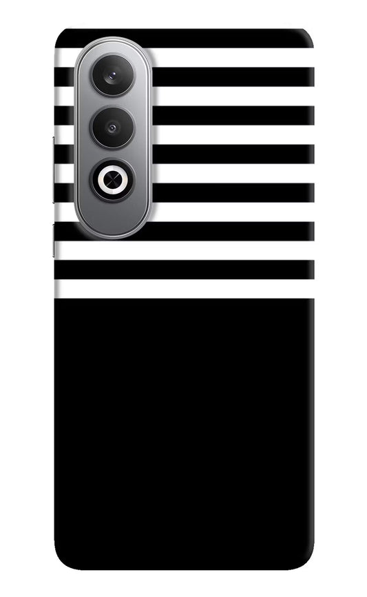 Black and White Print Oneplus Nord CE4 Hard Case Back Cover by Casekaro