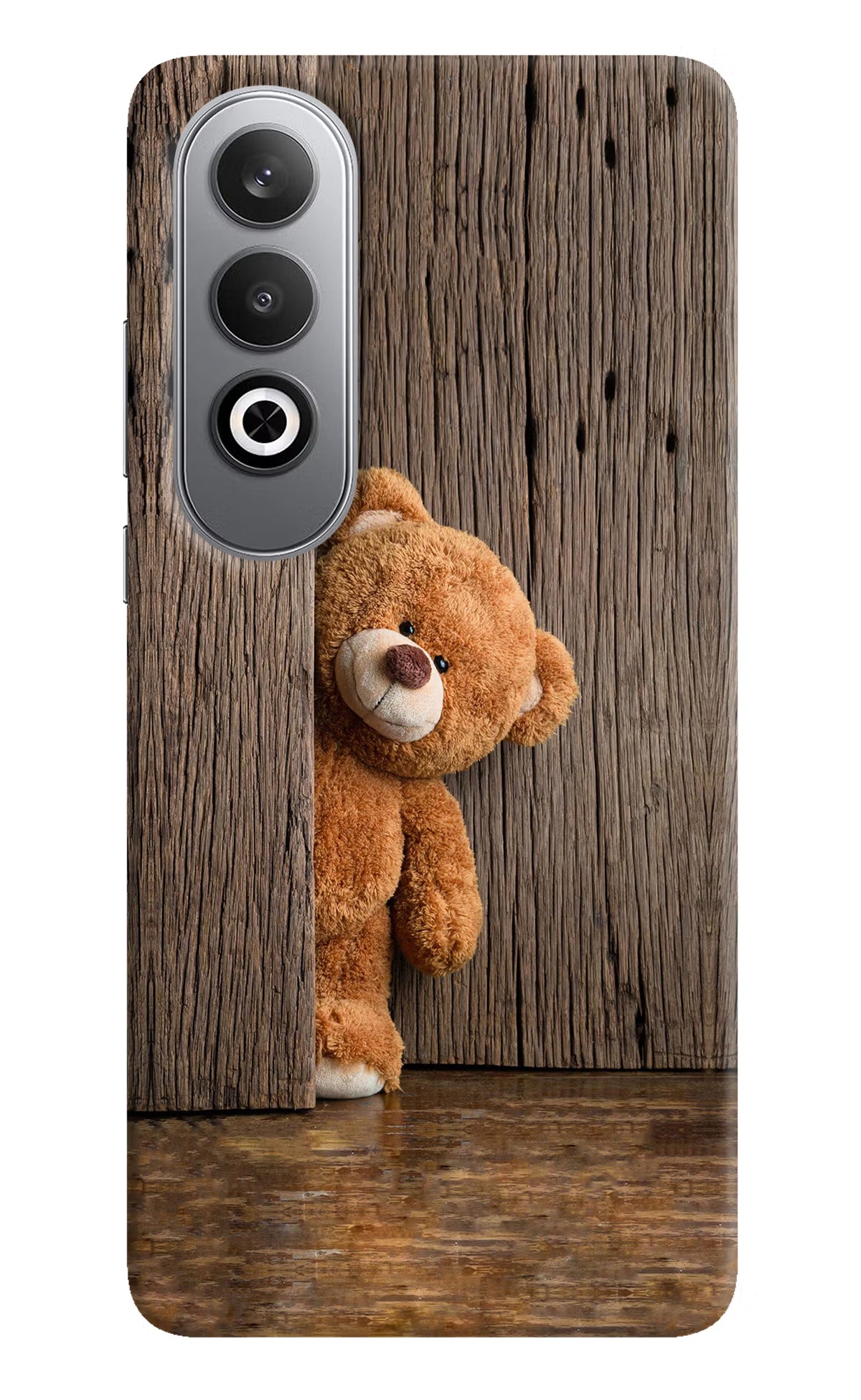 Teddy Wooden Oneplus Nord CE4 Hard Case Back Cover by Casekaro