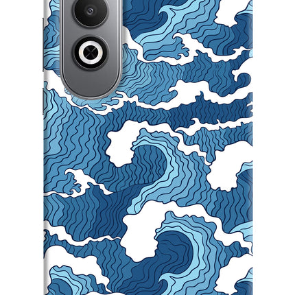 Blue Waves Oneplus Nord CE4 Hard Case Back Cover by Casekaro