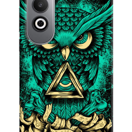 Green Owl Oneplus Nord CE4 Hard Case Back Cover by Casekaro