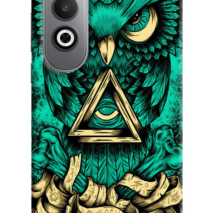 Green Owl Oneplus Nord CE4 Hard Case Back Cover by Casekaro