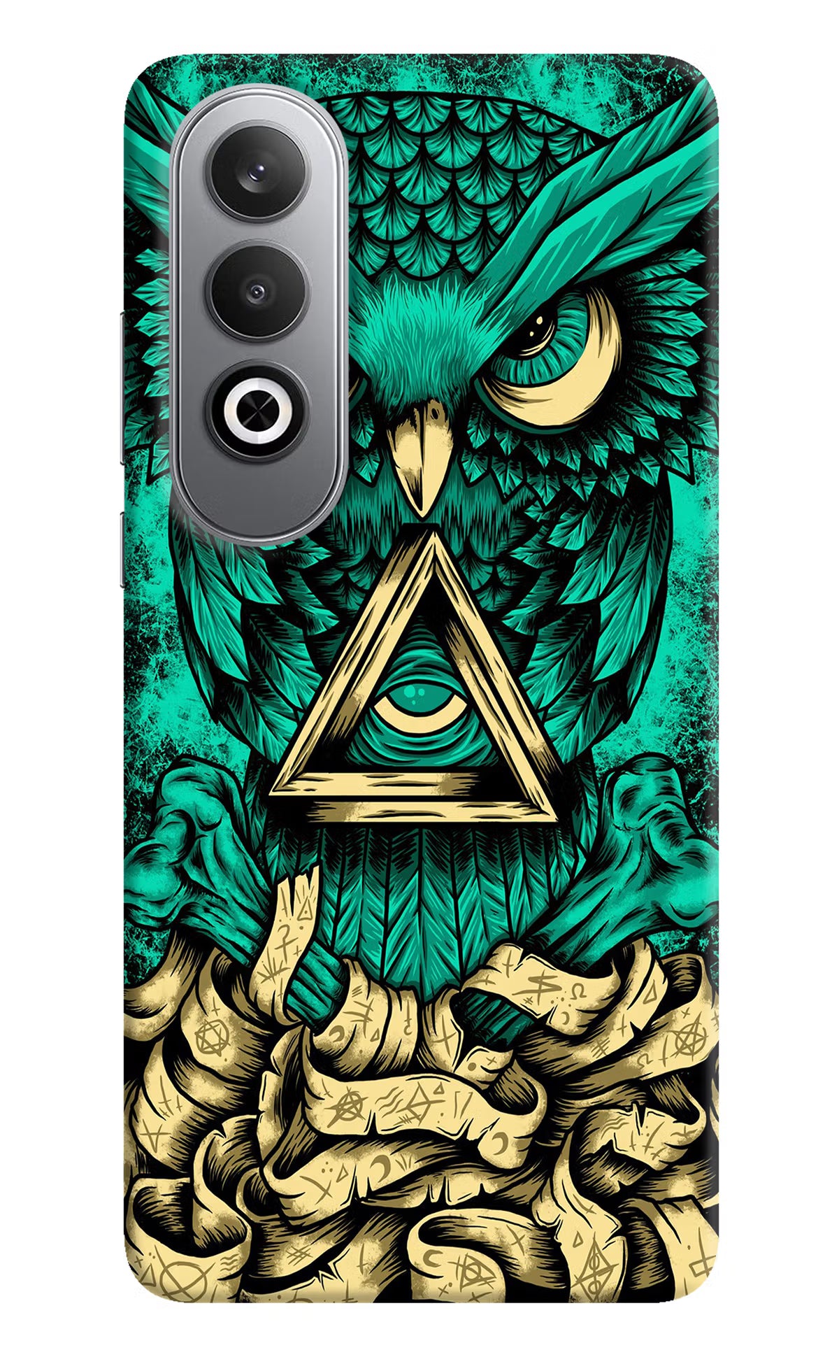 Green Owl Oneplus Nord CE4 Hard Case Back Cover by Casekaro