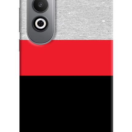 Tri Color Pattern Oneplus Nord CE4 Hard Case Back Cover by Casekaro