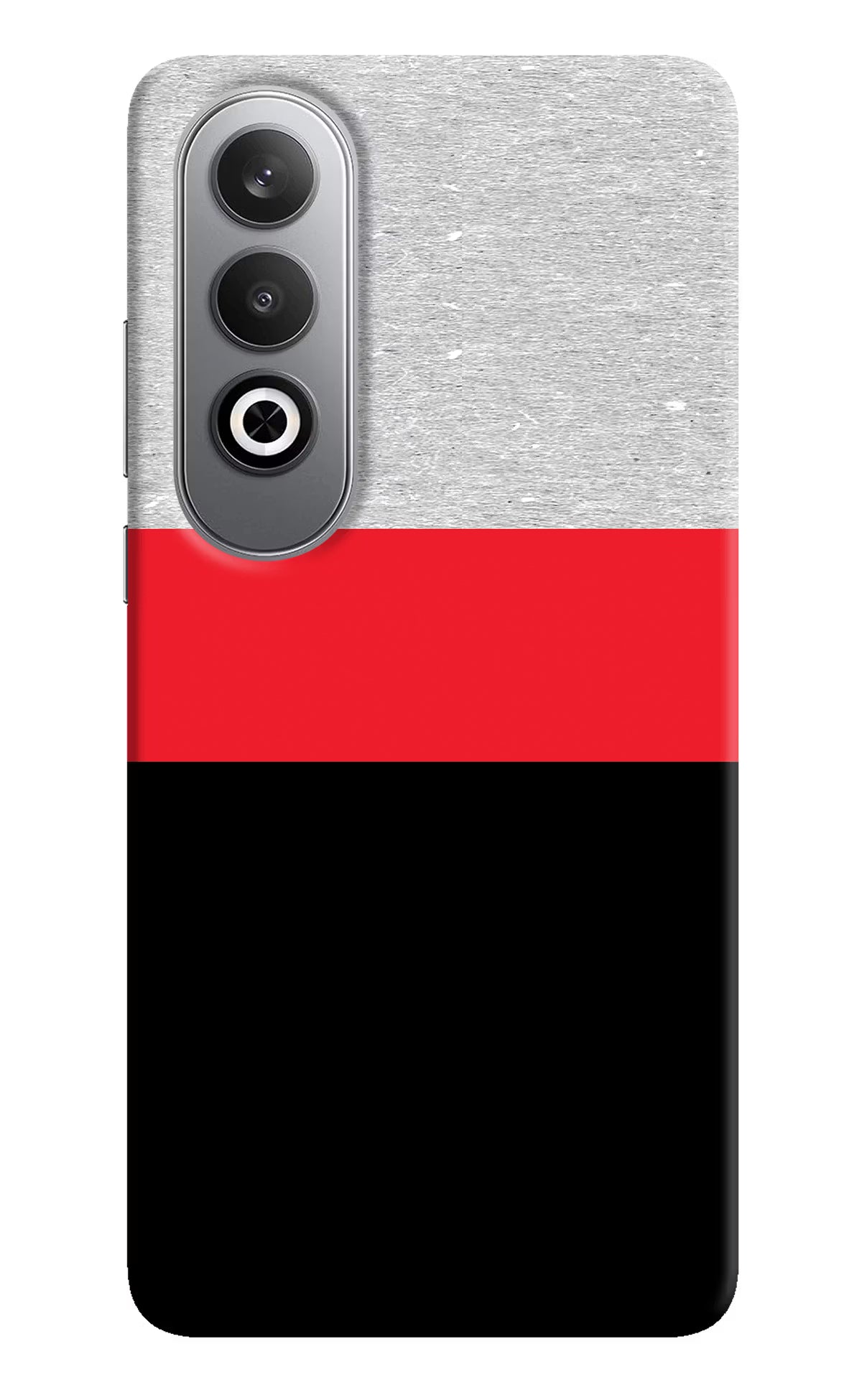 Tri Color Pattern Oneplus Nord CE4 Hard Case Back Cover by Casekaro