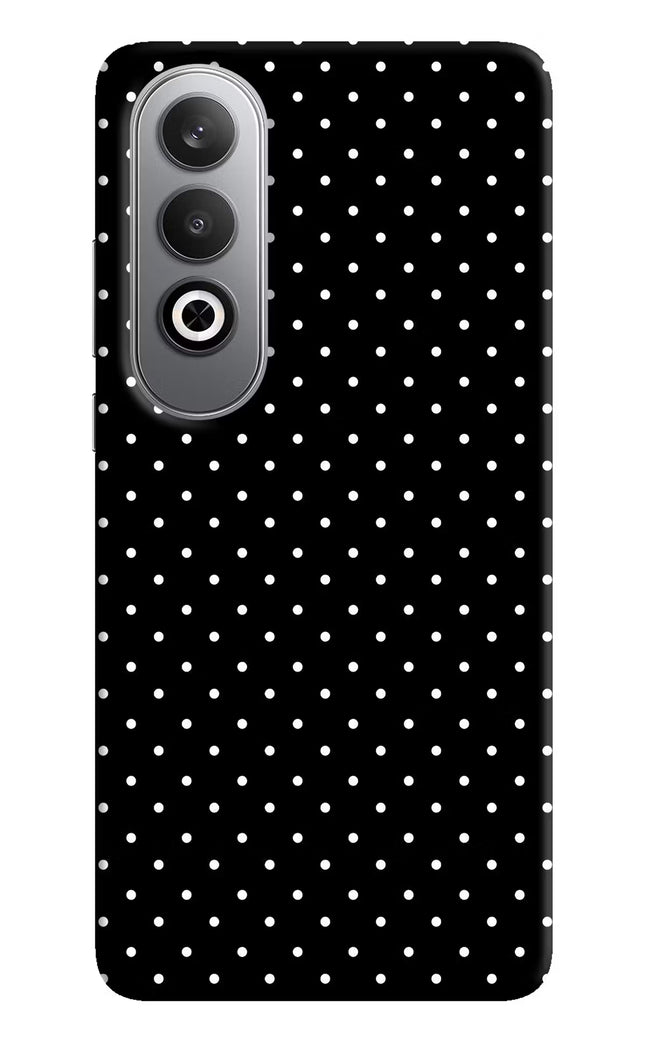 White Dots Oneplus Nord CE4 Hard Case Back Cover by Casekaro