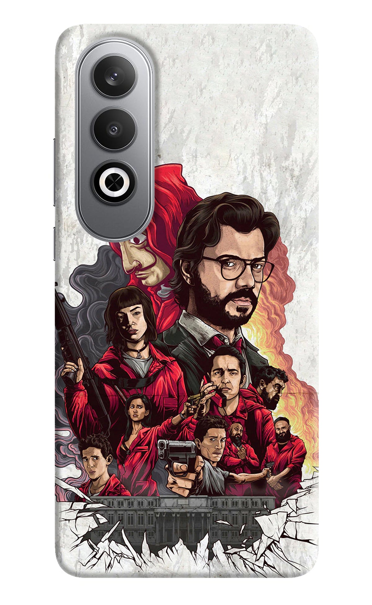 Money Heist Artwork Oneplus Nord CE4 Back Cover