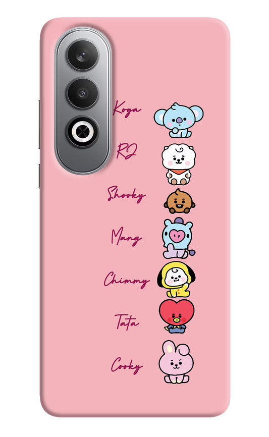 BTS names Oneplus Nord CE4 Hard Case Back Cover by Casekaro