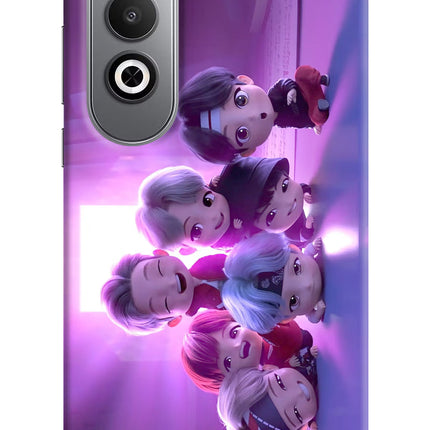 BTS Chibi Oneplus Nord CE4 Hard Case Back Cover by Casekaro