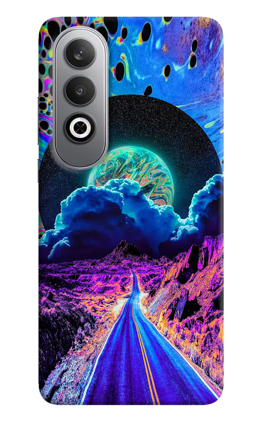 Psychedelic Painting Oneplus Nord CE4 Hard Case Back Cover by Casekaro